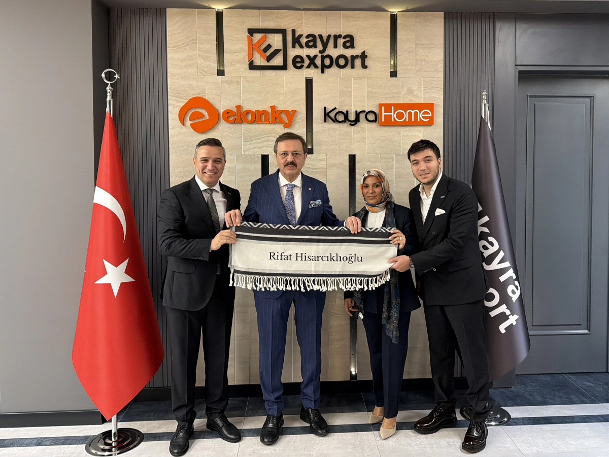 TOBB Başkanı M. Rifat Hisarcıklıoğlu ve Kayseri İş Dünyasının Değerli İsimlerini Kayra Export’ta Ağırladık